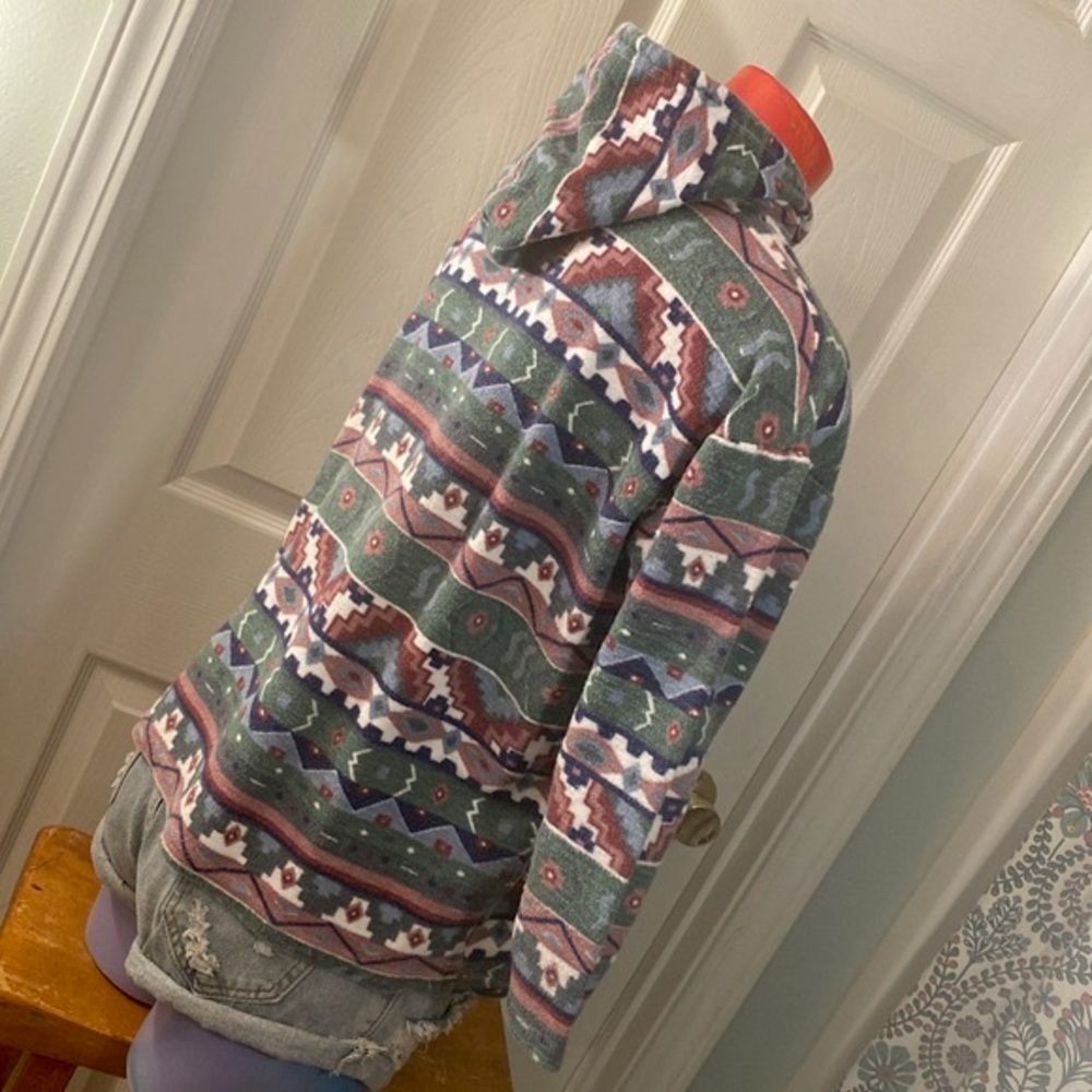 VINTAGE DENIM REPUBLIC PullOver Hoodie Sweater - Picture 8 of 12